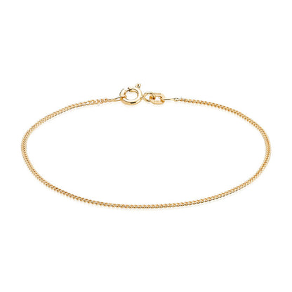 14k Panser facet 0,65mm guld