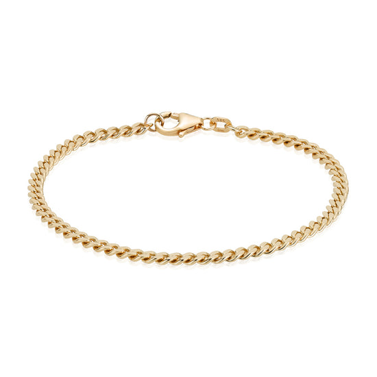14K Panser Facet 0,85mm guld