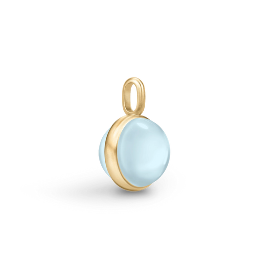 Prime vedhæng Milky Aqua forgyldt - Julie Sandlau