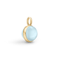 Prime vedhæng Milky Aqua forgyldt - Julie Sandlau