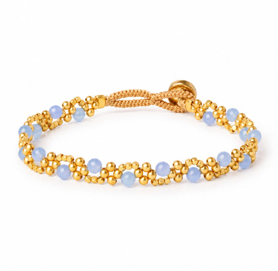 PE07 - Armbånd Joanie Stones Blue Chalcedony (21) - Ibu Jewels