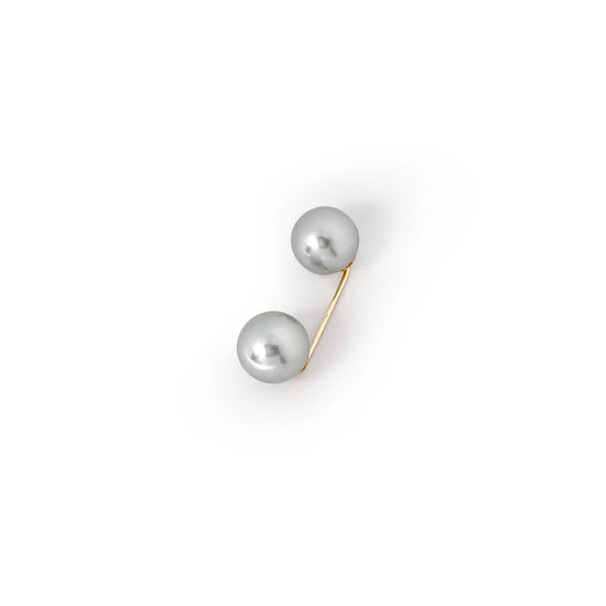 PearlPin Grey Tøjnål til bukser/kjoler Forgyldt Szhirley
