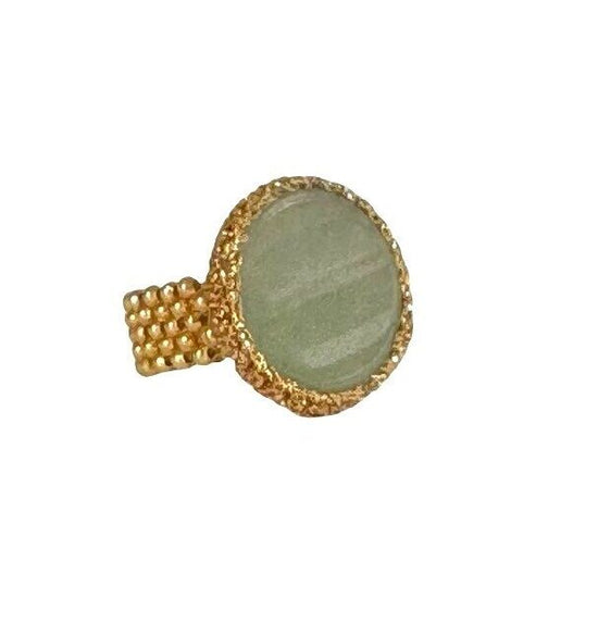 RK - Ring Fiji Aventurin (04) Ibu Jewels