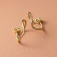 14K Wave creoler rødguld - 2cm - 2mm tråd - Devine by Norup