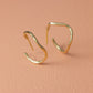 14K Wave creoler rødguld - 2cm - 2mm tråd - Devine by Norup