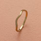 14K Wave Ring rødguld - Devine by Norup