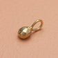 14K Curve vedhæng rødguld - 6x6mm - Devine by Norup