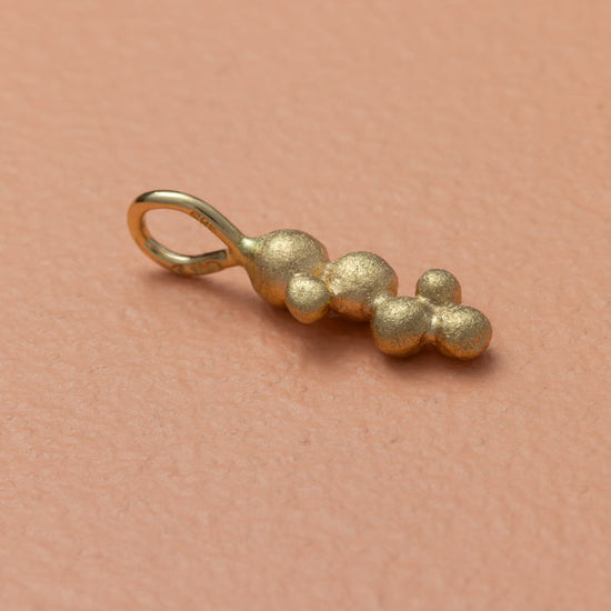 14K Bubbles 4 - vedhæng rødguld - 15x5.5mm - Devine by Norup