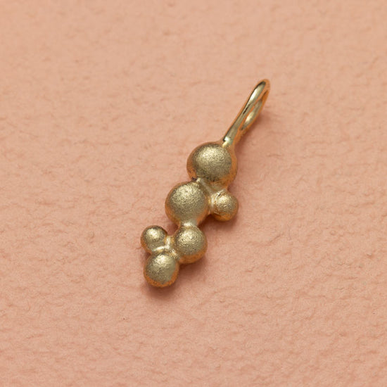 14K Bubbles 4 - vedhæng rødguld - 15x5.5mm - Devine by Norup