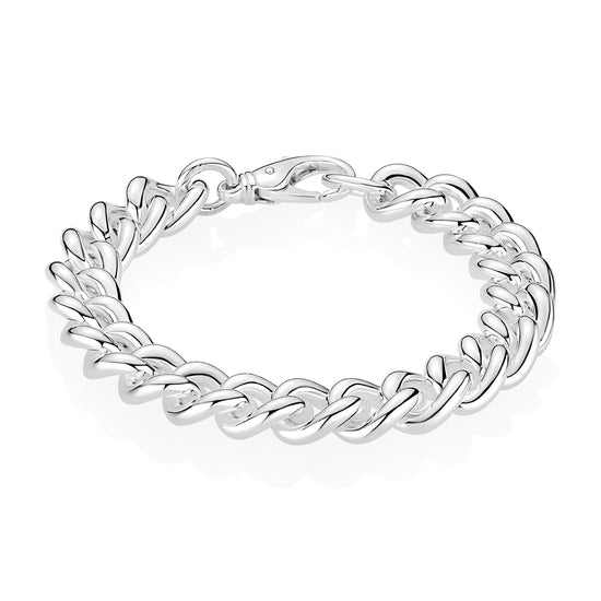 Panser Rund 3,55mm Sølv armbånd 18,5 cm
