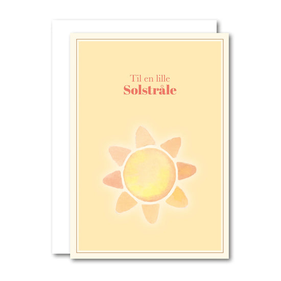 Lille foldet kort, Solstråle