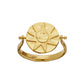 Sunna Ring forgyldt Maanesten - spar 50 %