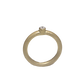 14K Charlotte ring rødguld 0,10ct sand overflade - Devine by Norup