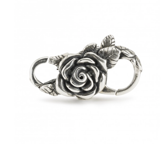 Rose lås sølv Trollbeads