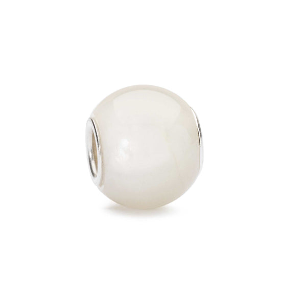 Round White Moonstone - Trollbeads