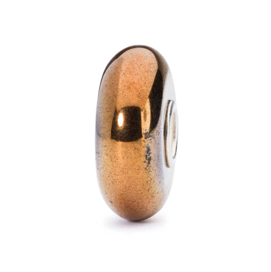 Gul hematit kugle - Trollbeads