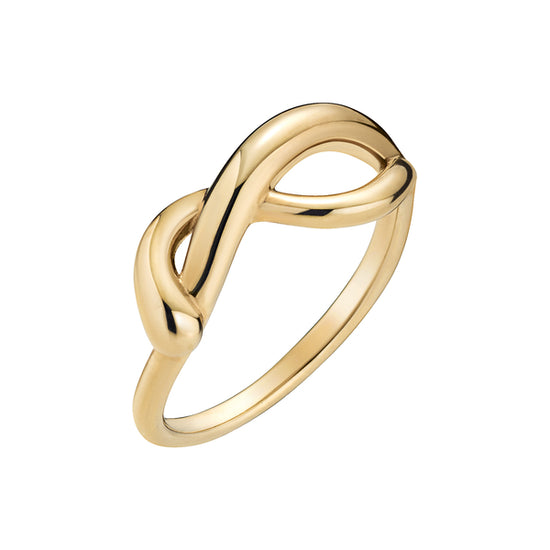 Twisted Deceiver Ring forgyldt  Maria Black - Spar 70 %