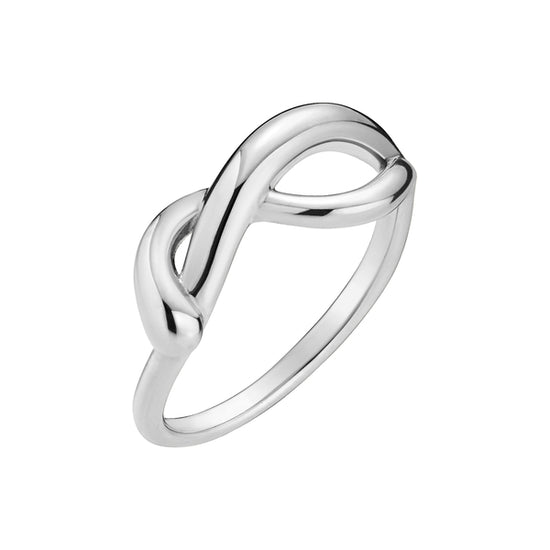 Twisted Deceiver Ring rho. sølv  Maria Black - Spar 70 %