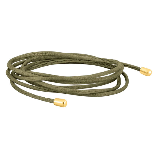 Tekstilsnor 1mm farve61 m/fg sølv 100cm HEINZENDORFF