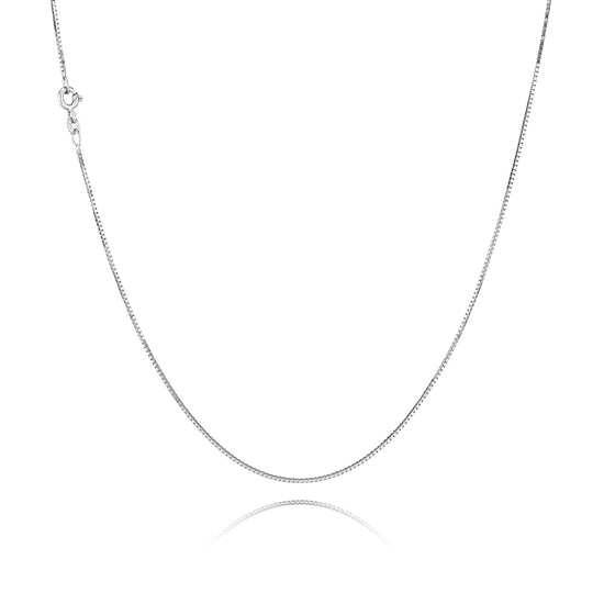 14K Venezia kæde hvidguld 1,00mm
