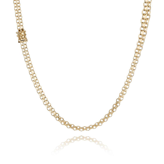14K X/Uden Stav 0,90mm -2rk. 45cm m. forløb