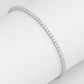18K Aligned Tennis armbånd hvidguld ialt 2.28ct