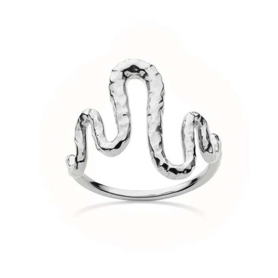 Viva ring sølv - Maanesten
