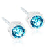 Blomdahl - Aquamarine 4mm. ørestikker
