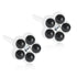 Blomdahl - Daisy Pearl 6mm. Jet