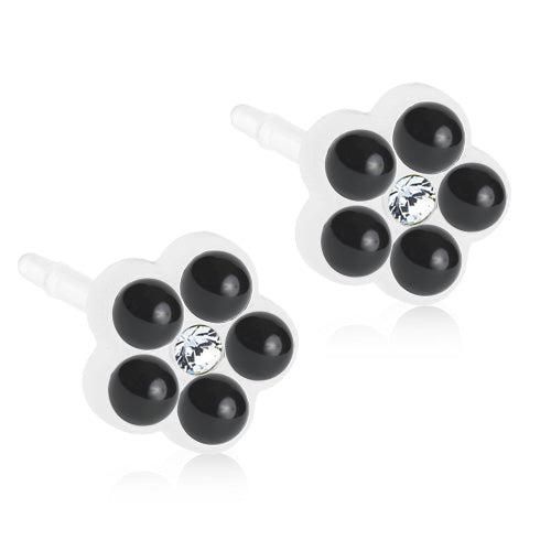 Blomdahl - Daisy Pearl 6mm. Jet