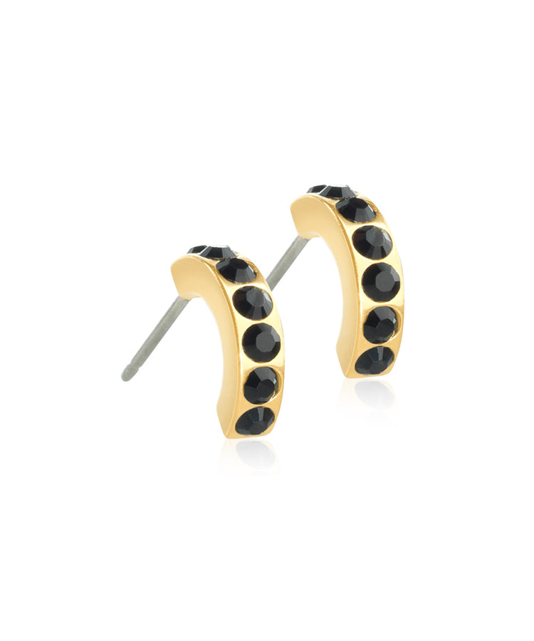 Blomdahl - GT Brilliance Curved 10 mm, Black