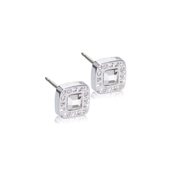 Blomdahl - ST Brillance Cushion 8mm Crystal 