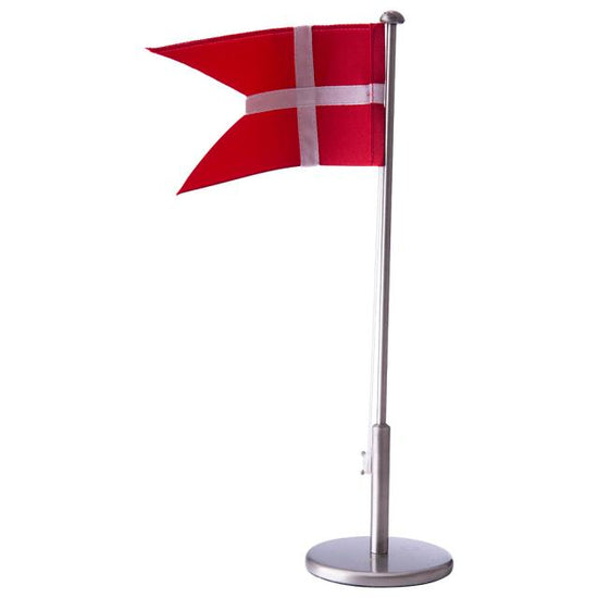 Fortinnet bordflag m. dåbsfod 40 cm