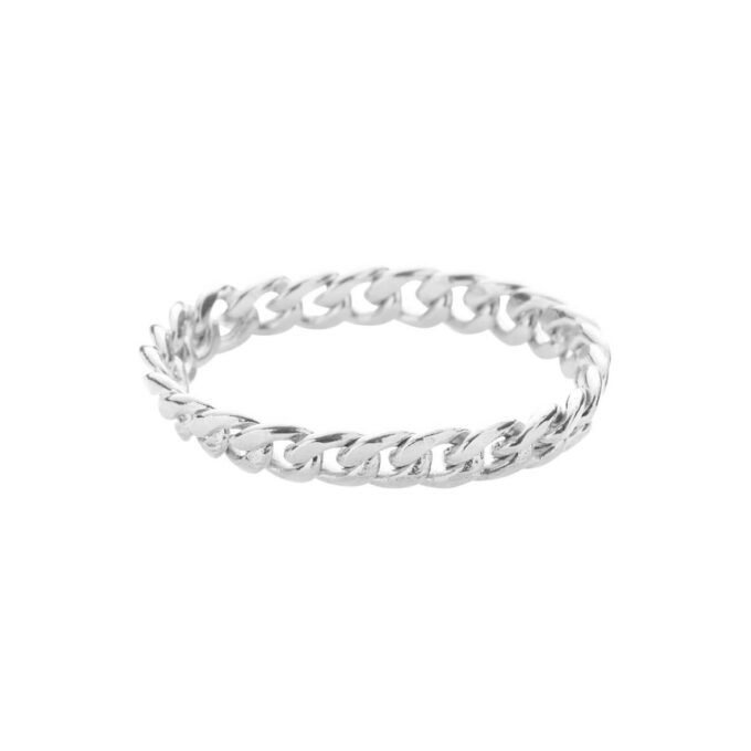 Susanne Friis Bjørner - Panser Ring Sølv st. 52 