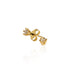 14K Brillanz Ørestik RG 2x0,075 ct W-Tca/SI