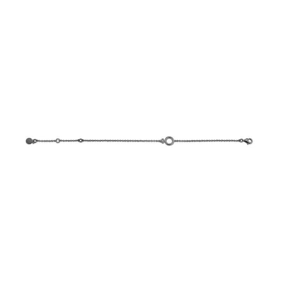 Spirit Icons - She armbånd - Sort Rhu. Sølv - Diamant 0,005 ct