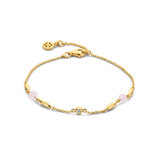 Fg Cornelia armbånd pink milky cz. spirit Icons