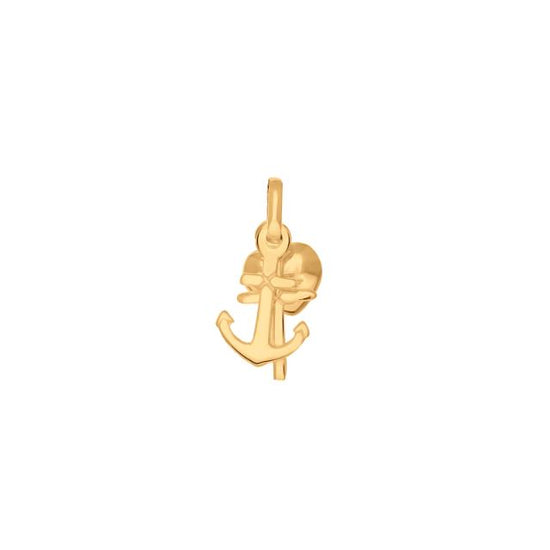 SIERSBØL - 14kt. guldvedhæng tro, håb & kærlighed 17mm.