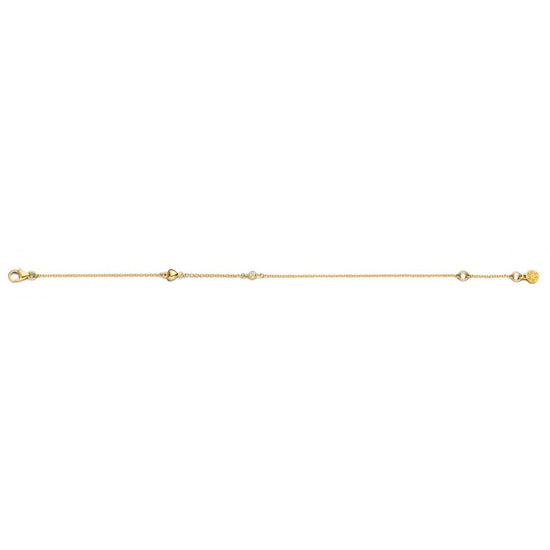 Spirit icons - 14K Miracle armbånd guld med 0,02 CT 