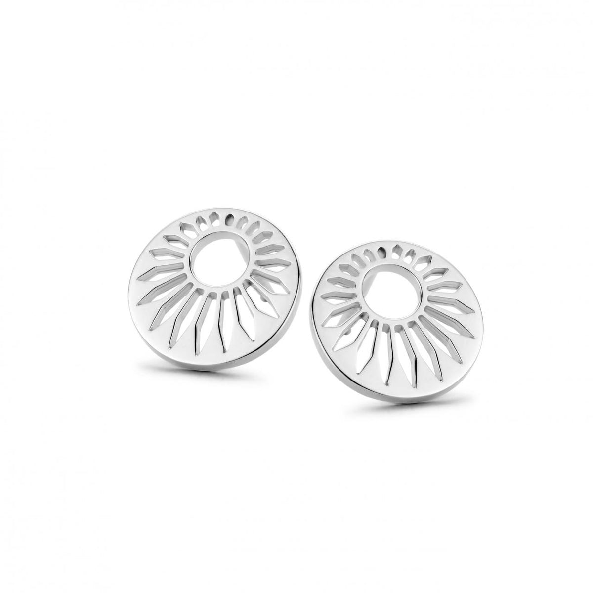 Spirit Icons - Peacock Stud Sølv Cz 