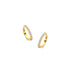 Spirit Icons - Peak Hoop forgyldt X-Small 