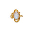 Maanesten - Siren ring st. 49 Forgyldt
