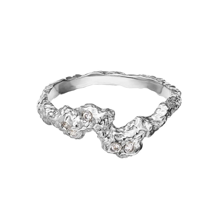 Maanesten - Frida Ring sølv st. 59 