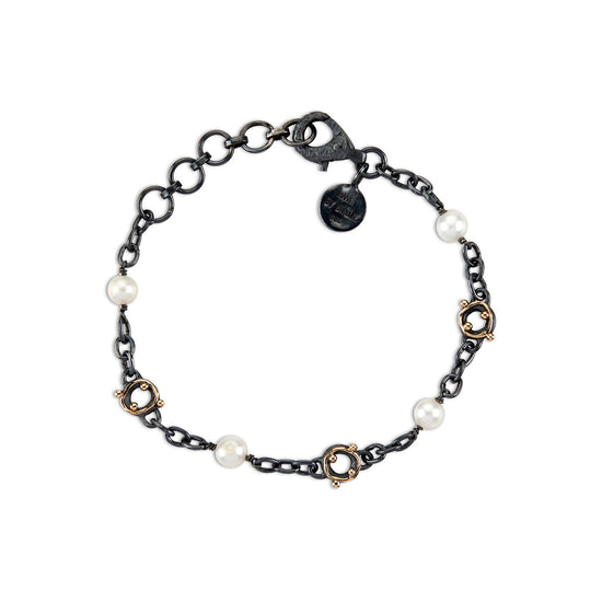 By Birdie - Chain Zeus Pearl Armbånd 