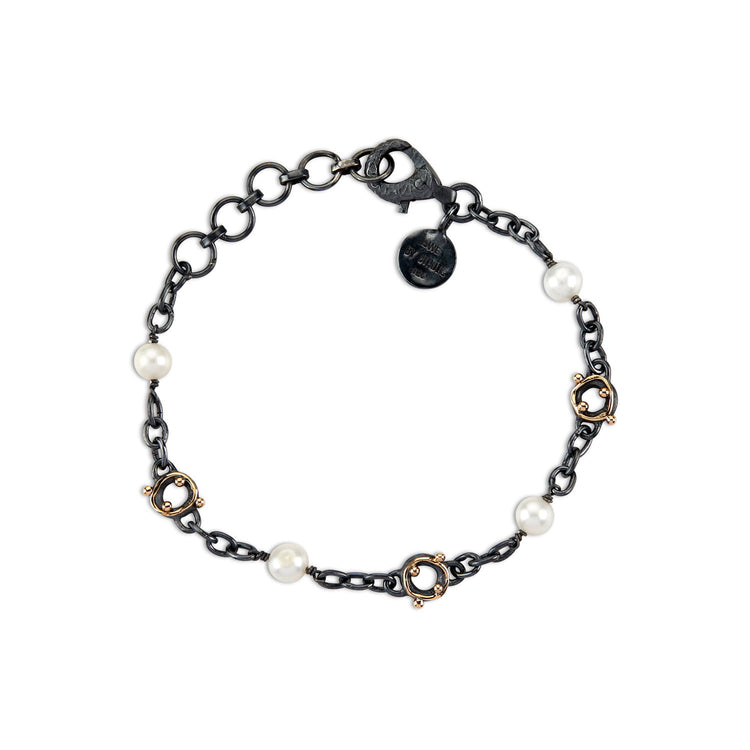 By Birdie - Chain Zeus Pearl Armbånd 