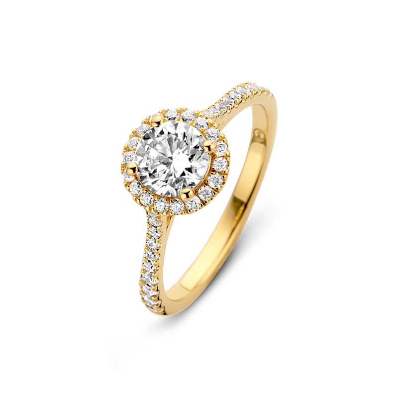 Spirit Icons - Romance Ring Forgyldt CZ st. 56