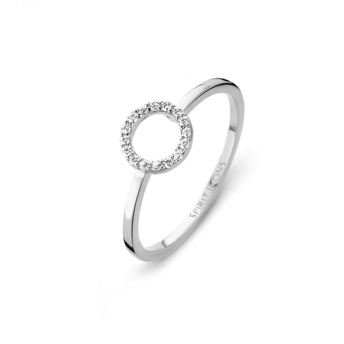 Spirit Icons - 14k Halo Ring st. 54 0,075ct Wvs 