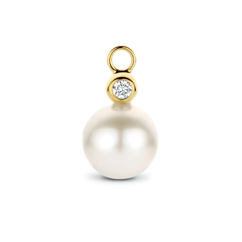 Spirit icons - 14K Elena Drop 0,04ct Wvs 8mm FVP  