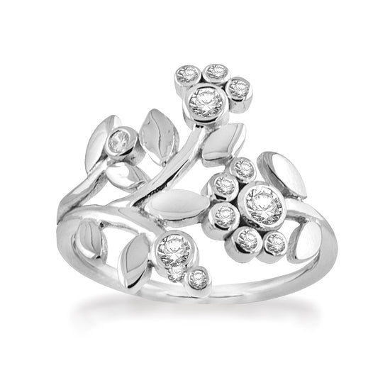 Rabinovich - Adorable Lace Ox Sølv ring st 53 zirkonia 