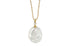 Rabinovich - 14kt. Vedh. sølvk. perle 0,02ct brillant crystal